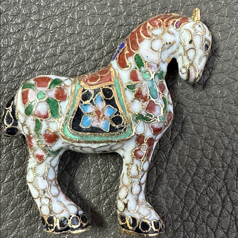 Rare Vintage Cloisonné Horse Bundle - Picture 5 of 9